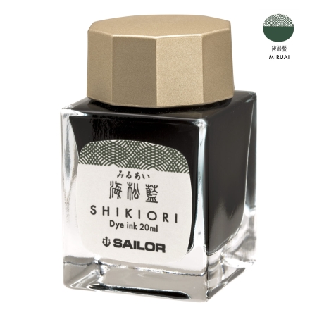 Sailor Atrament Shikiori Miruai Ciemnozielony 20ml