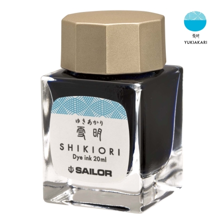 Sailor Atrament Shikiori Yukiakari Błękitny 20ml