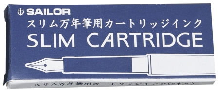 Sailor Naboje Slim do Piór Wiecznych Chalana Niebieski Kpl 5szt