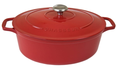 Chasseur Classic Sublime Garnek Żeliwny Owalny 33cm Wiśniowy