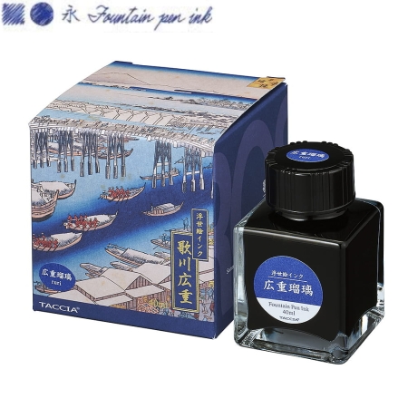 Taccia Ukiyo-e Atrament Hiroshige-Ruri 40ml