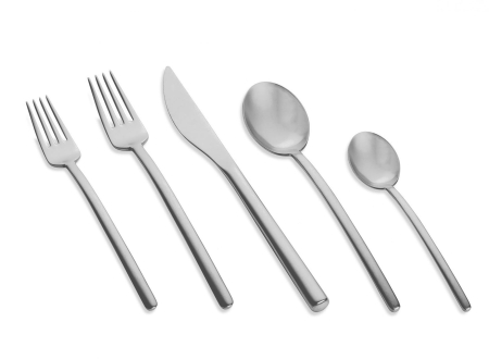 Mepra Sztućce Stalowe Satynowe Due Ice 75 szt.