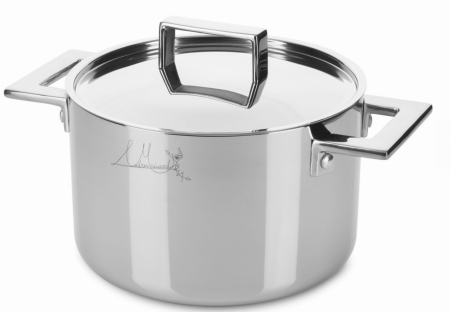 Mepra Attiva Garnek Stal Nierdzewna Wysoki 22 cm 5l