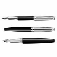 CD4799-289 Caran d'Ache pióro wieczne Leman Bicolor Black-03.jpg