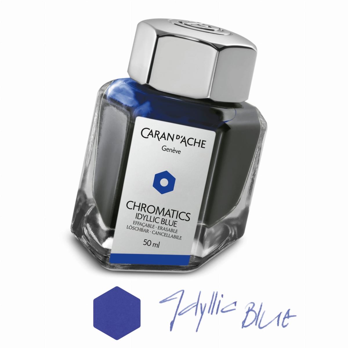 CD8011-140 Caran d'Ache atrament Idyllic Blue-02.jpg