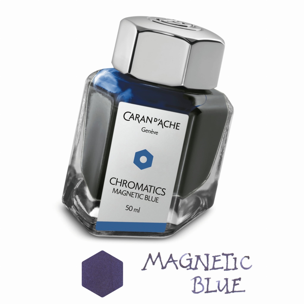 CD8011-149 Caran d'Ache atrament Magnetic Blue-02.jpg
