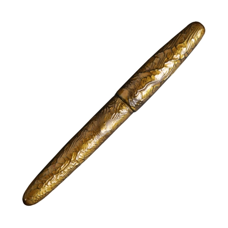 Wancher Dream True Urushi Yakumo-nuri Chijimi Nishikihebi Pióro Wieczne Shogun 18k