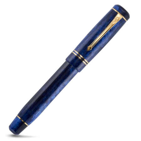 Conway Stewart Winston Blue Stardust Gold Pióro Wieczne 18k