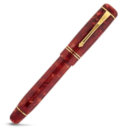Conway Stewart Winston Cherry Red Gold Pióro Wieczne 18k
