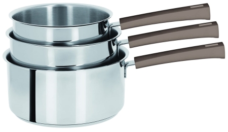 Cristel Mutine Fixe Zestaw 4 Rondle Szaro-Beżowy