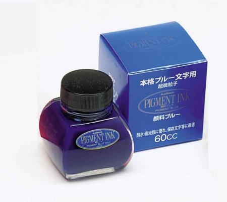 Platinum Atrament Pigmentowy w Butelce Niebieski