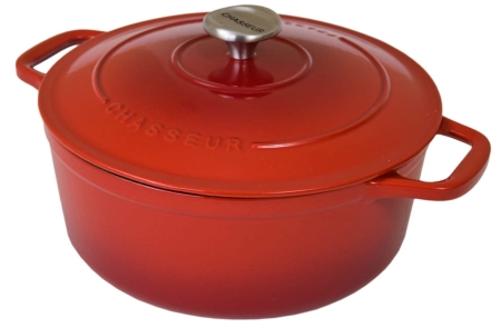 Chasseur Classic Sublime Garnek Żeliwny Okrągły 24cm Jarzębinowy