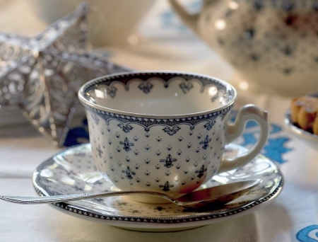 Pickman Serwis do Herbaty Aurora Flor de Lis 40 el. dla 12 osób