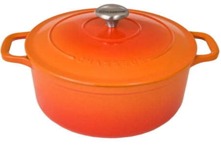 Chasseur Classic Sublime Garnek Żeliwny Okrągły 28cm Czerwona Pomarańcza