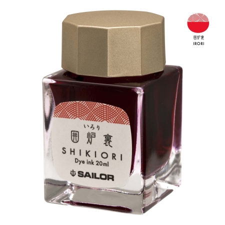 Sailor Atrament Shikiori Irori Czerwony 20ml