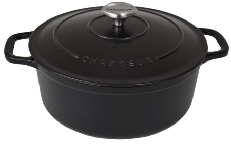 Chasseur Classic Sublime Garnek Żeliwny Okrągły 32cm Czarny