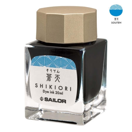 Sailor Atrament Shikiori Souten Niebieski 20ml