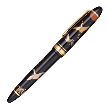 Sailor Pióro Wieczne Maki-e 1911 Tsuru Navy Blue